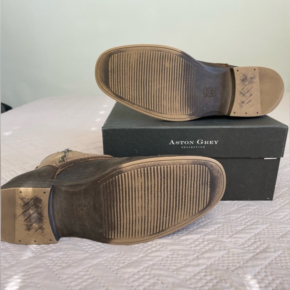 Brown Leather Boots Men’s Size 10 - Picture 10 of 12